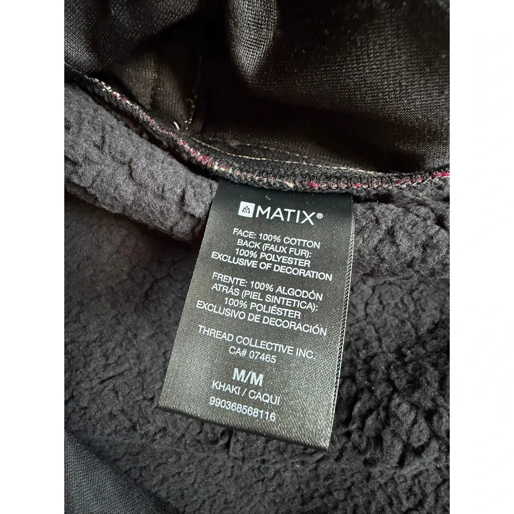 Matix - Mens Sherpa Lined Buffalo Flannel Shacket - Size Medium - *NWT*